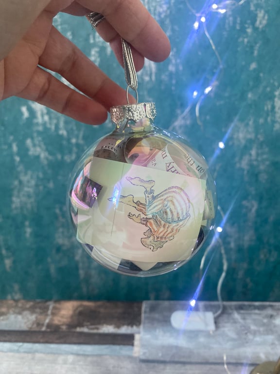 Wind in the Willows Glass Bauble Colour