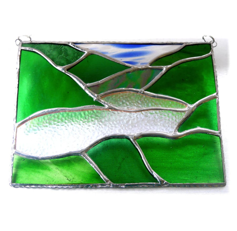 Lake District Panel Stained Glass Picture Landscape 009