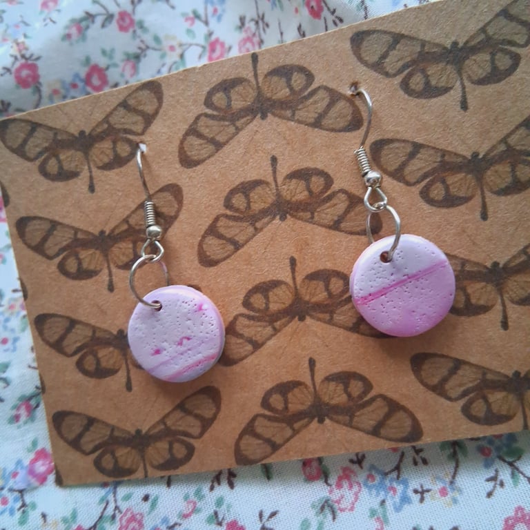 CLEARANCE! polymer clay earrings handmade- reduced-no 23