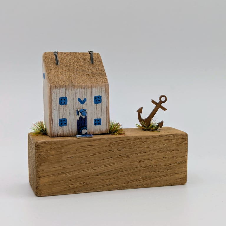 Coast Cottage - Handmade Tiny Oak Home Decor 