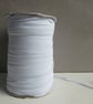 5 metres 6mm Flat White Elastic - Image 1