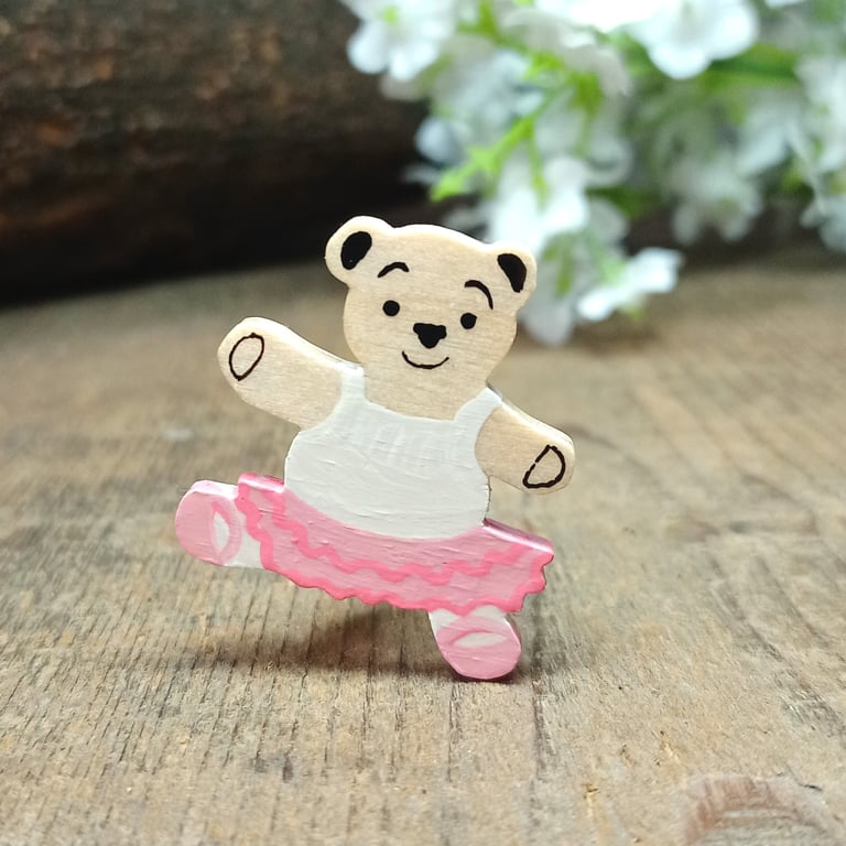 Ballet Gift For Girl, Handmade Ballet Teacher Gift, Ballet Dancer Brooch Pin