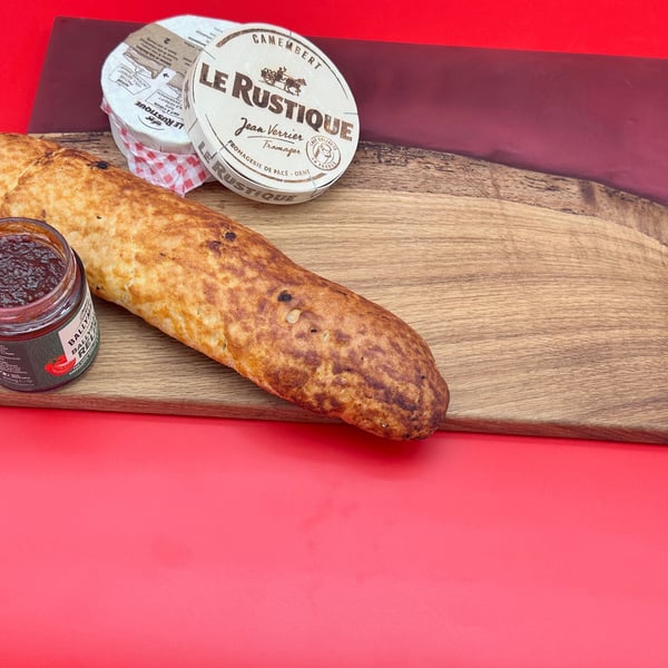 Wood and resin Charcuterie board