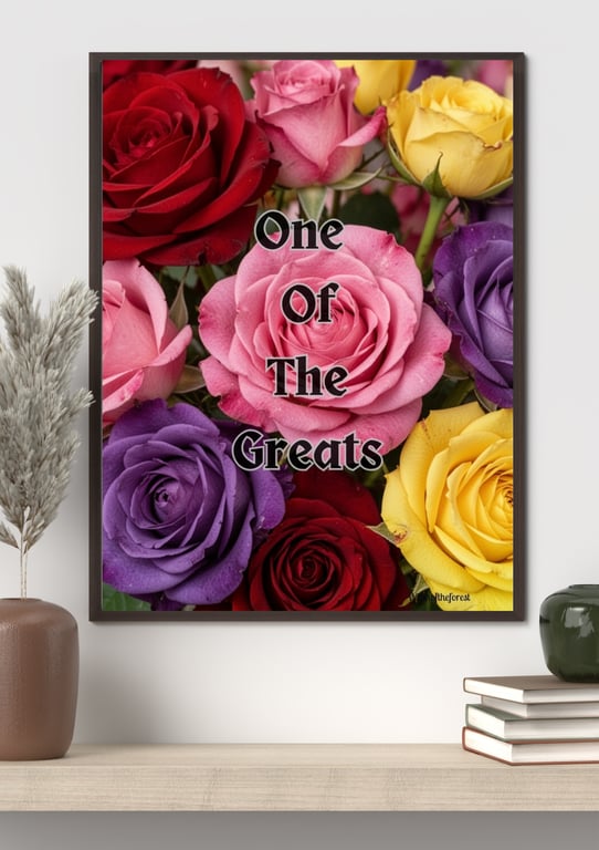 Florence And The Machine Floral Lyrics One Of The Greats Wall Art