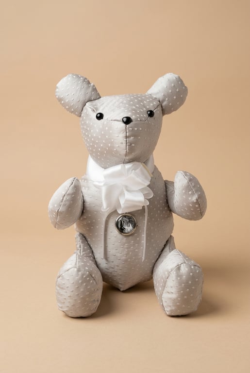 Handcrafted Anniversary Memory Bear - Made From Loved Ones Clothing
