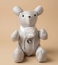 Handcrafted Anniversary Memory Bear - Made From Loved Ones Clothing