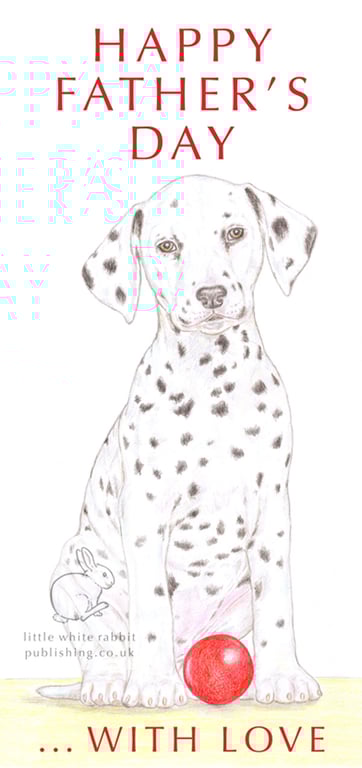 Dot the Dalmatian - Father's Day Card