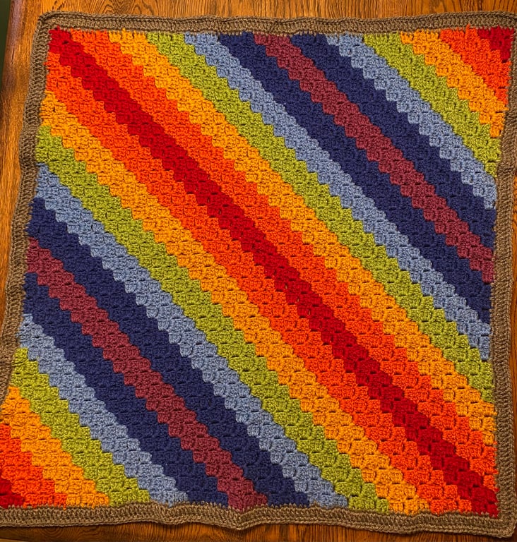 Corner Of My Eye Crochet Blanket - Way Up High