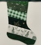 Christmas Stocking Bunting - Green  - Image 2