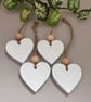 Mint Green Hanging Heart Aroma Stones Set of 4 – Essential Oil Diffusers - Image 3