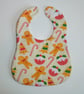 Baby's first Christmas bib, Patchwork, quilted, reversible bib, Xmas bib - Image 4