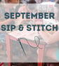 Sip & Stitch SEPTEMBER – Creative Workshop at Granello Lounge