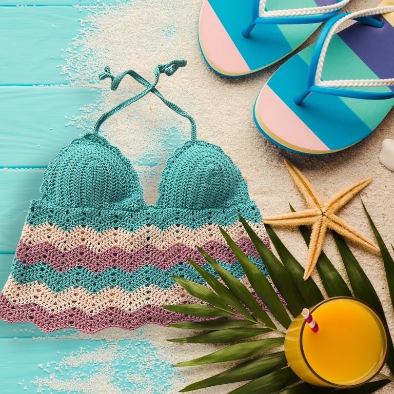 Crochet Bra top beach or festival