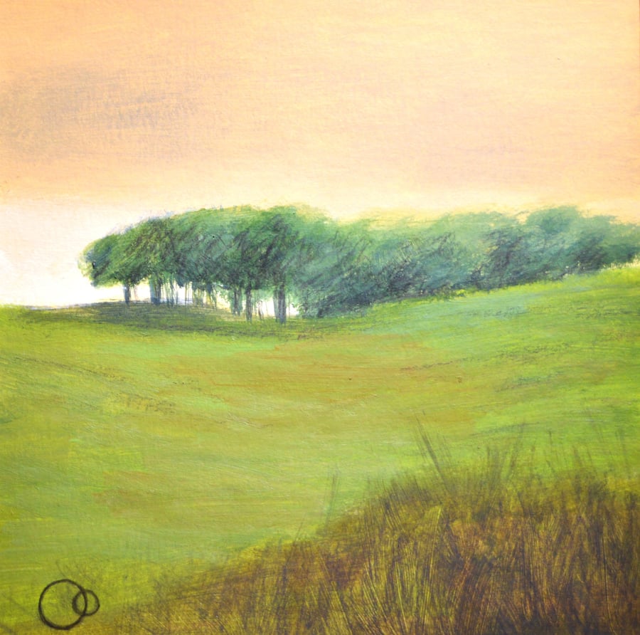Moorland Twilight Original Landscape Painting