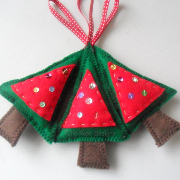 Christmas tree hanging decorations Reduced