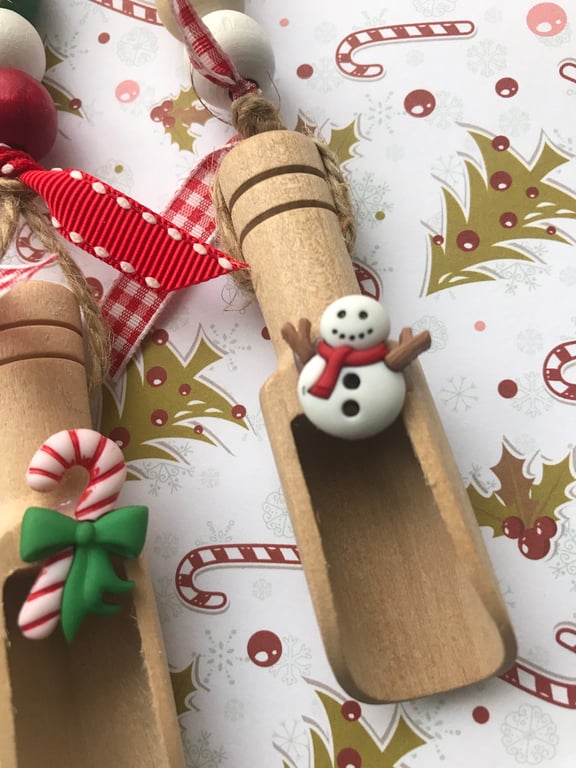 Mini garland - SNOWMAN Green F243