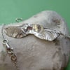 Fine silver sycamore seed necklace