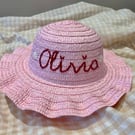 Personalised children’s summer hat 