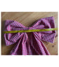 Red & white Ginham oversized bow - Image 6