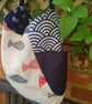 Nautical tote; with side pockets and coordinating fabrics - Image 2