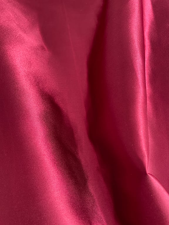 Satin silky fabric plain dress & craft material 140cm wide