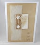 Handmade sympathy card - paper heart - Image 1