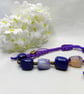 Purple Agate & Bronze Bracelet - Image 3