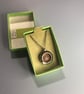 Rhodium Plated locket with recycled wire - Image 9