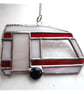Caravan Suncatcher Stained Glass Classic Red - Image 2
