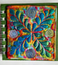 Sketchbook Spiral Bound Square 4 x 4 inches Free Machine Embroidery Cover