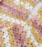 Pink and Mustard Infinity Scarf - Handmade Crochet - Summer Seconds - Image 7