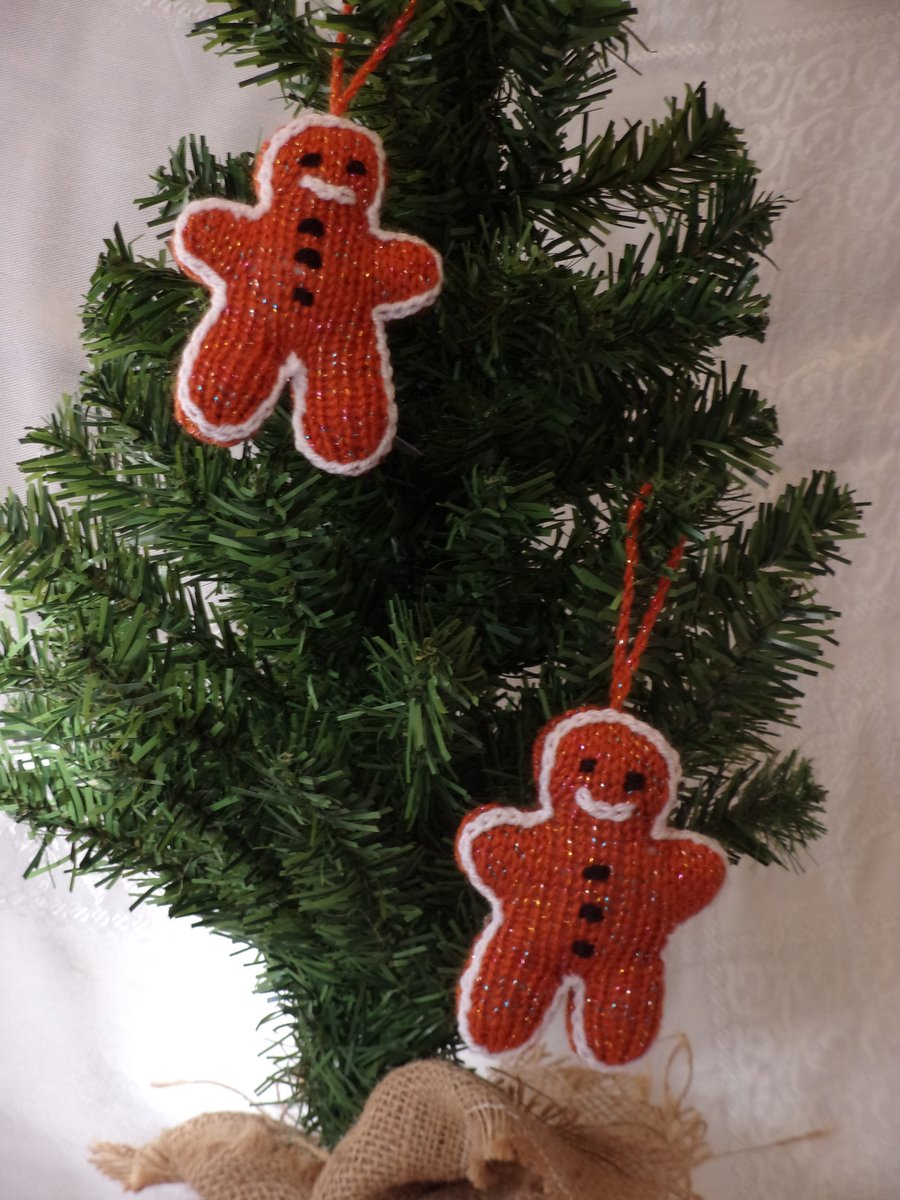 Gingerbread Men Christmas Tree Decoration