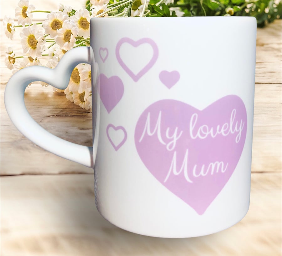 My Lovely Mum Mug. Mother’s Day Mugs Or A Christmas Mug For Mums