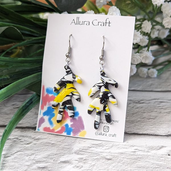 Bumble Marble Reef Earrings