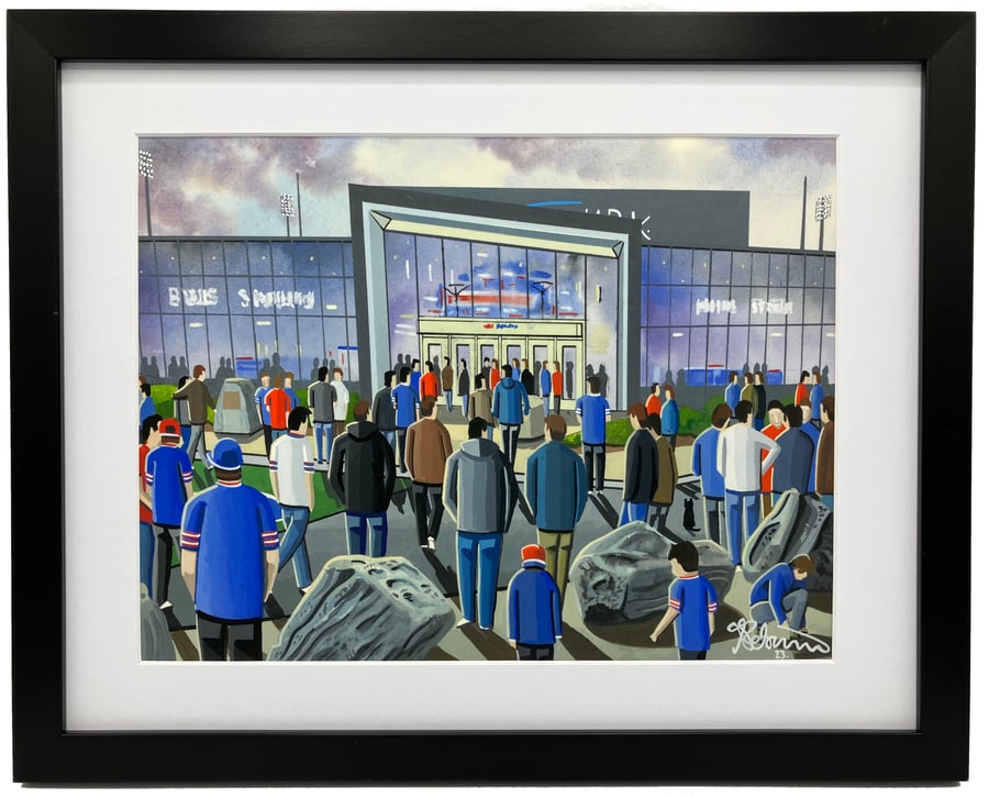 Buffalo NFL. High Quality Framed Art Print. Approx A4