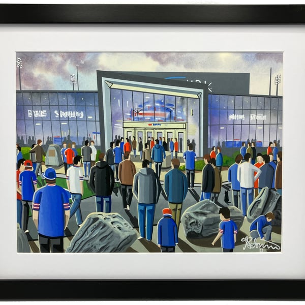 Buffalo NFL. High Quality Framed Art Print. Approx A4