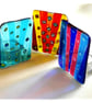 Candle Holder Fused Glass Tea-light  Blue Flare 003 Dichroic - Image 6