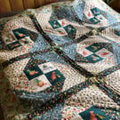 Dino Trail Patchwork Quilt