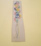 Multi coloured Tatted Bookmark
