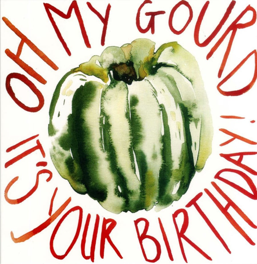 'Oh My Gourd it's your birthday!' Card 