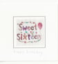Sweet Sixteen handmade card - Image 1