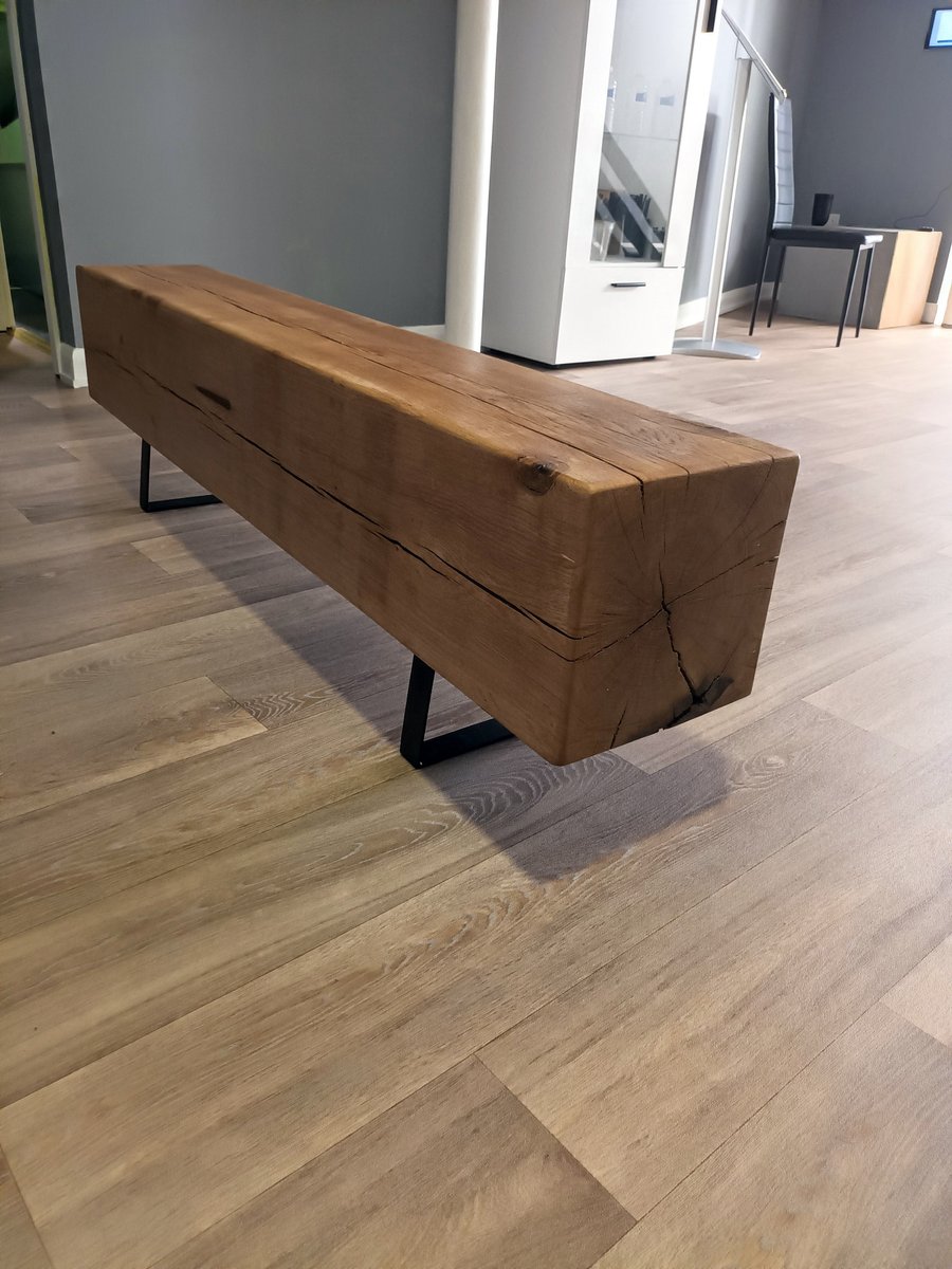 Solid 10”x 10” English oak Bench, 400 Year old English oak, 