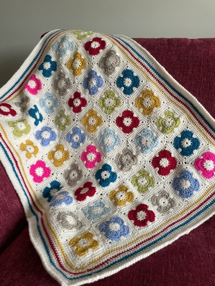 Retro Flower blanket