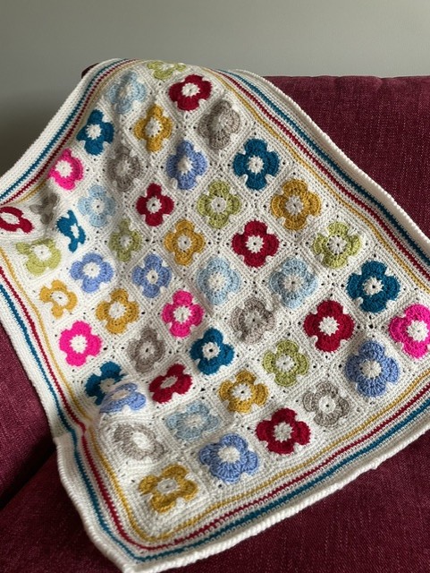 Retro Flower blanket