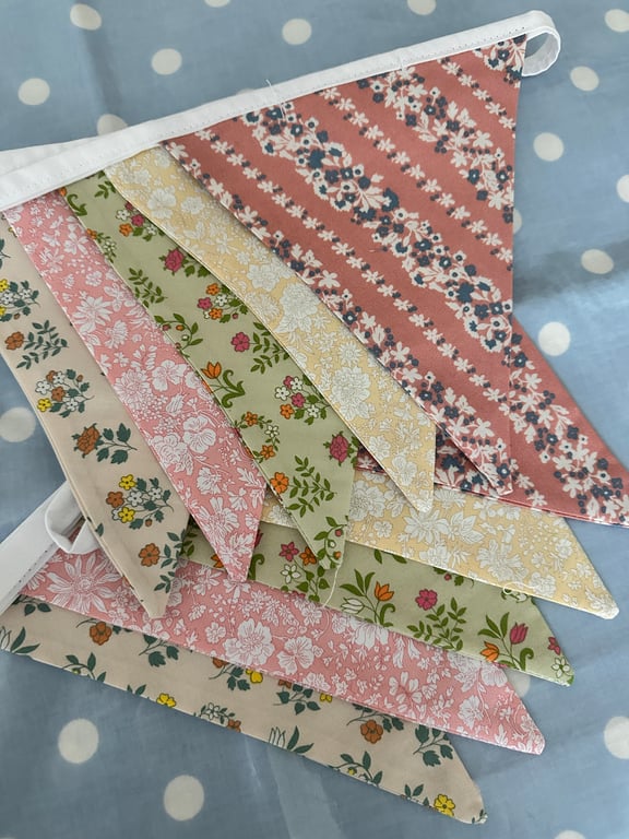 Liberty Fabric Bunting, Banner, 