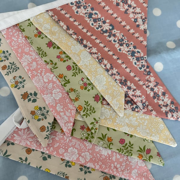 Liberty Fabric Bunting, Banner, 