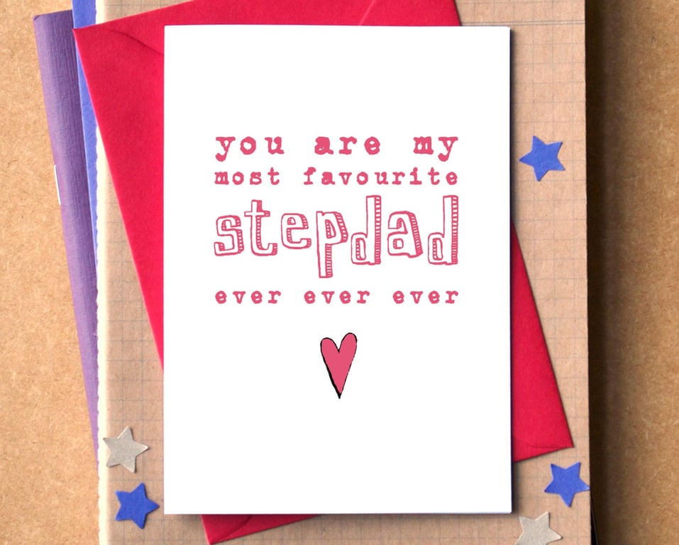 Favourite Stepdad Funny Father's Day Card
