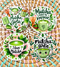 Matcha Coaster Set of 4 – Handmade Wooden Drink Coasters