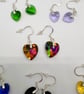 Small Glass Crystal Heart Earrings - multiple options - Image 3