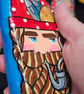 Hand Painted Fisherman Rock 3 - Image 3